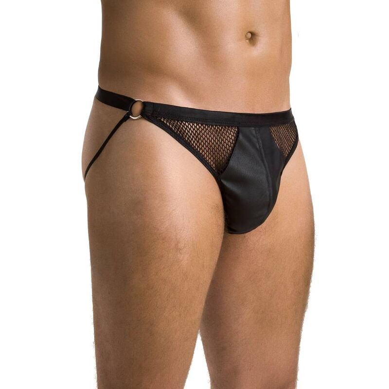 PASSION - 034 SLIP OPEN LUKE NEGRO L/XL - Imagem de 3