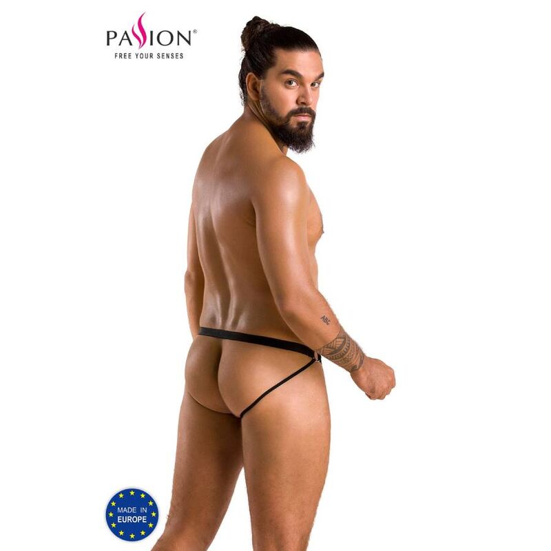 PASSION - 034 SLIP OPEN LUKE NEGRO L/XL - Imagem de 2