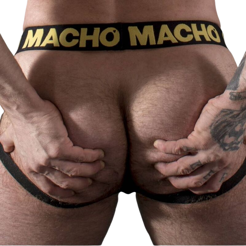 MACHO - MX25AC JOCK CUERO AMARILLO S - Imagem de 2