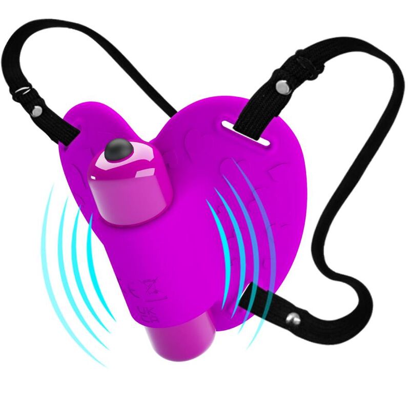 PRETTY LOVE - HEARTBEAT CLITORIS MASSAGER 10 VIBRATION MODES PURPLE - Imagem de 3