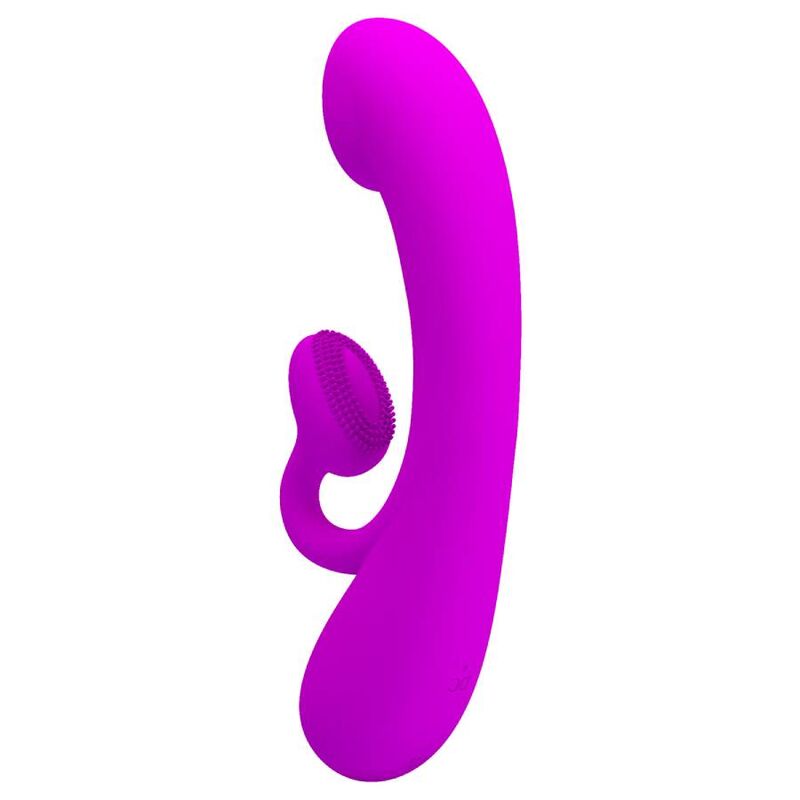 PRETTY LOVE - SINCERE SILICONE CLITORAL VIBRATOR AND SUCKER PURPLE - Imagem de 3