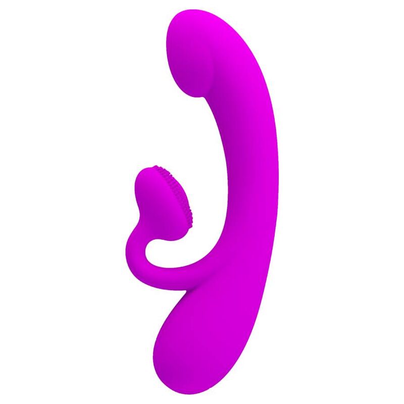PRETTY LOVE - SINCERE SILICONE CLITORAL VIBRATOR AND SUCKER PURPLE - Imagem de 4