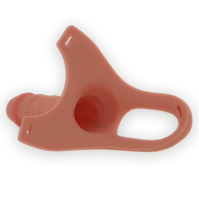 INTENSE - HOLLOW HARNESS WITH SILICONE DILDO 16 X 3.5 CM - Imagem de 5