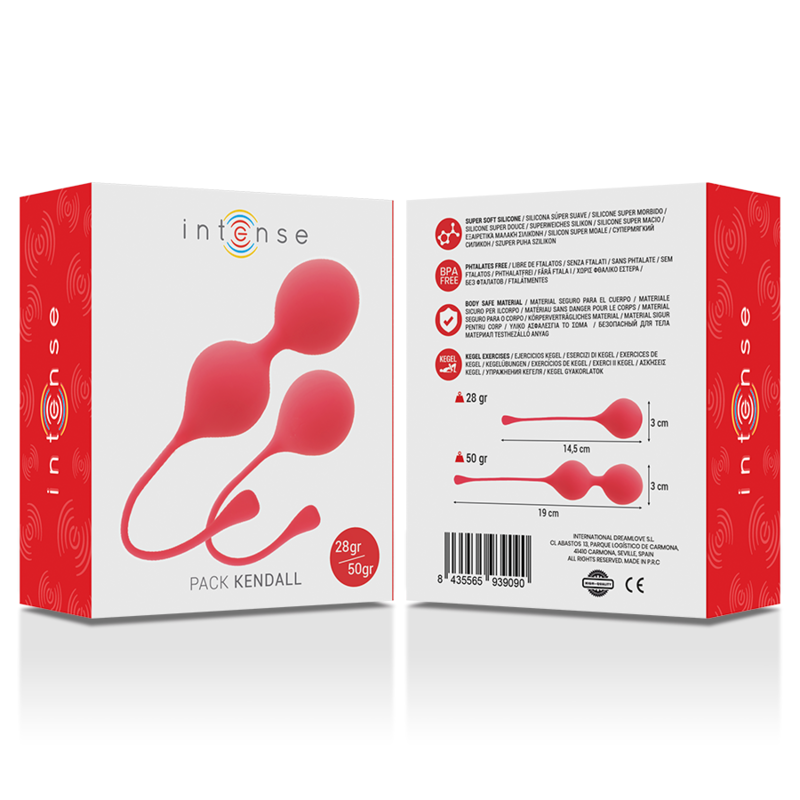 INTENSE - KEGEL BALLS PACK KENDALL RED - Imagem de 2
