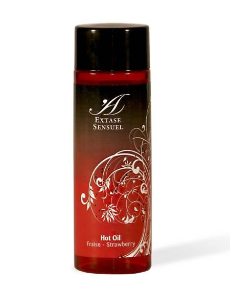 EXTASE SENSUAL - STRAWBERRY HEAT STIMULATING OIL 100 ML