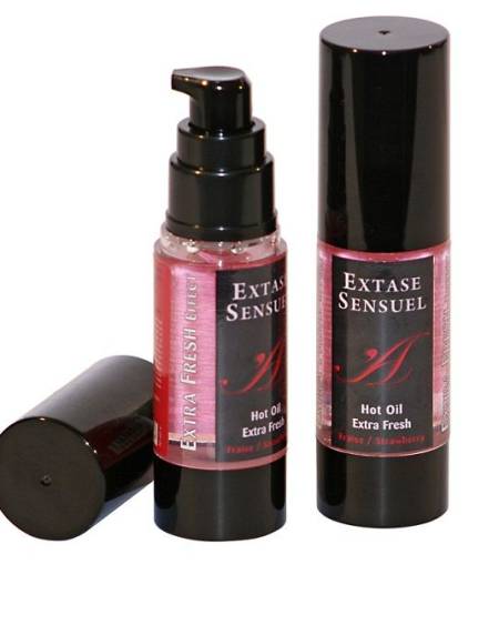 EXTASE SENSUAL - MASSAGE OIL WITH EXTRA FRESH STRAWBERRY EFFECT 30 ML