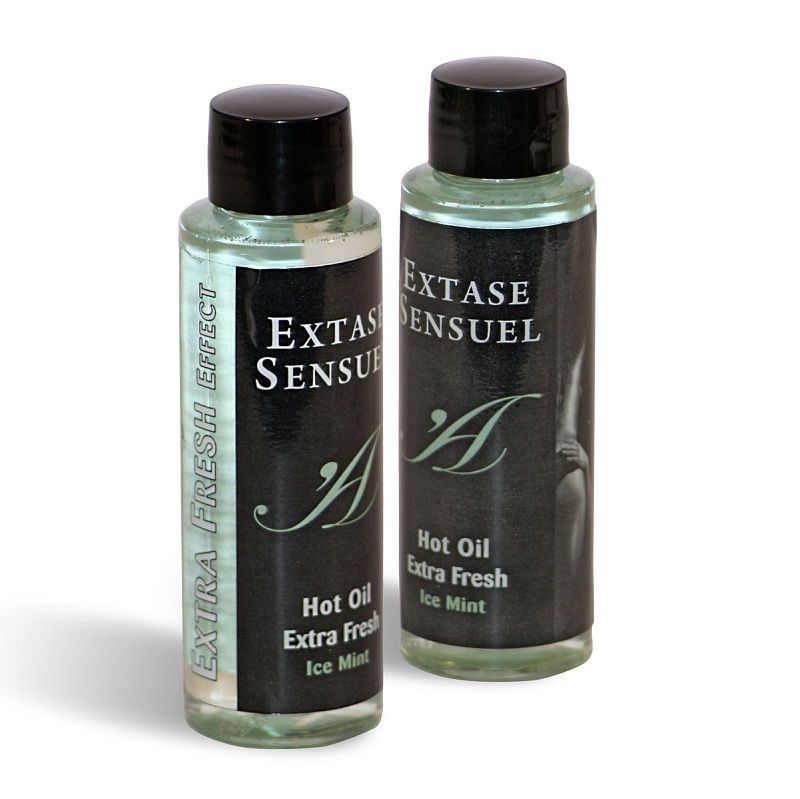 EXTASE SENSUAL - MASSAGE OIL WITH EXTRA FRESH ICE EFFECT 100 ML - Imagem de 2