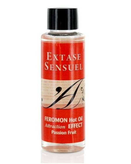 EXTASE SENSUAL - HEAT EFFECT MASSAGE OIL WITH PASSION FRUIT PHEROMONES 100 ML