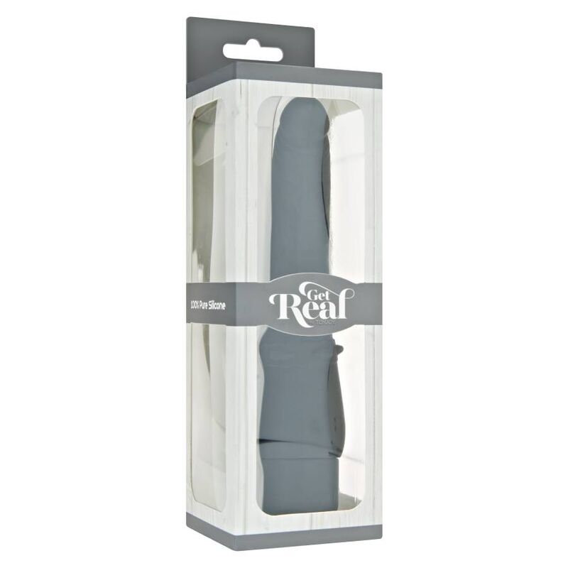 GET REAL - CLASSIC SMOOTH VIBRATOR BLACK - Imagem de 3