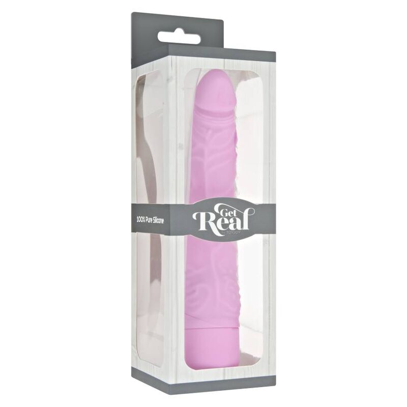 GET REAL - CLASSIC SLIM VIBRATOR PINK - Imagem de 3