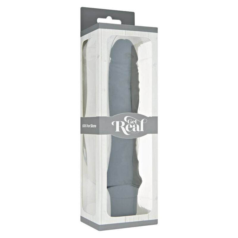 GET REAL - CLASSIC LARGE BLACK VIBRATOR - Imagem de 3