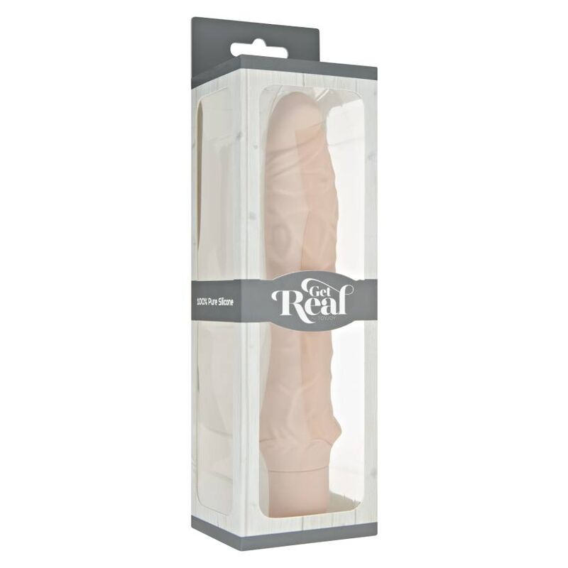 GET REAL - CLASSIC LARGE NATURAL VIBRATOR - Imagem de 3