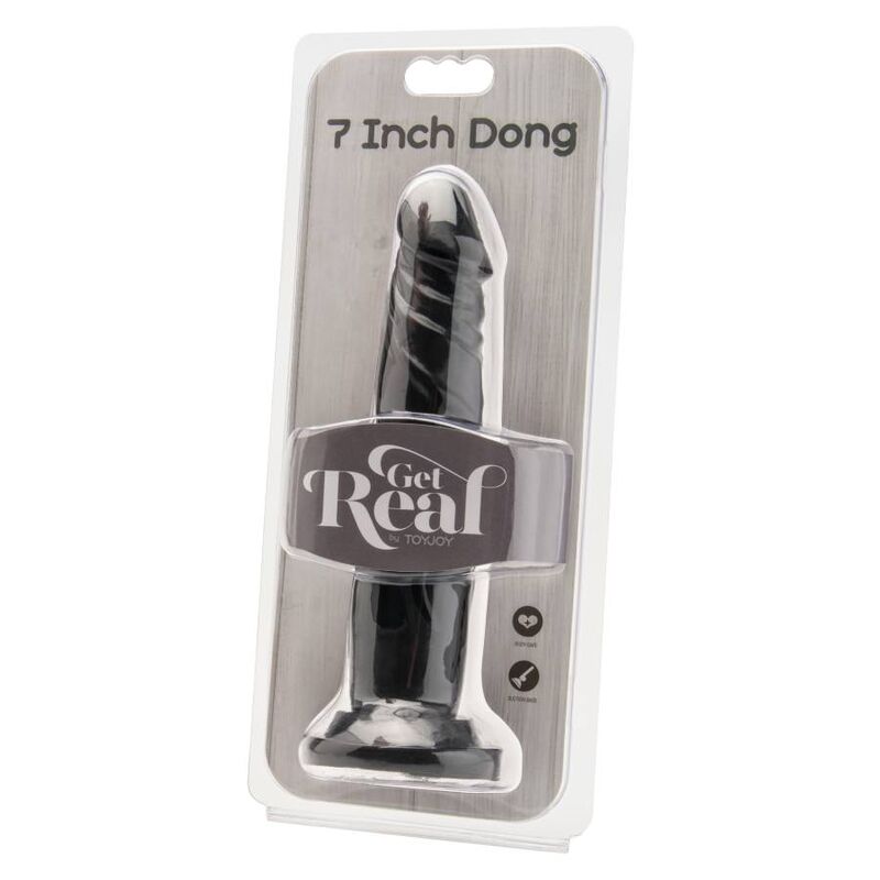 GET REAL - DONG 18 CM BLACK - Imagem de 2