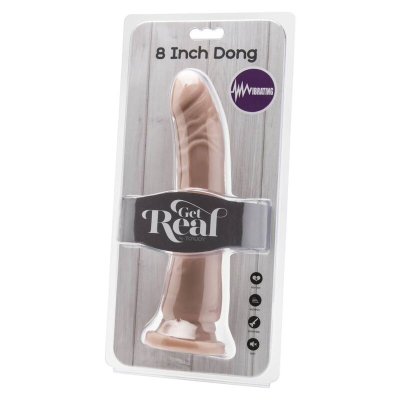 GET REAL - DONG 20,5 CM VIBRATING SKIN - Imagem de 2
