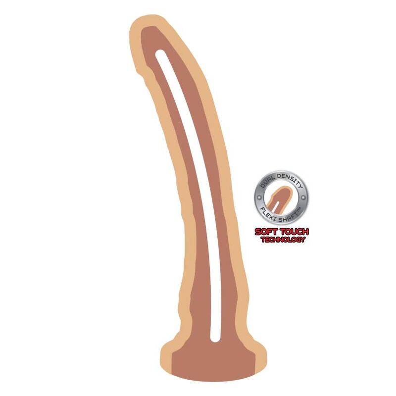 GET REAL - DUAL DENSITY DONG 20,5 CM SKIN - Imagem de 2