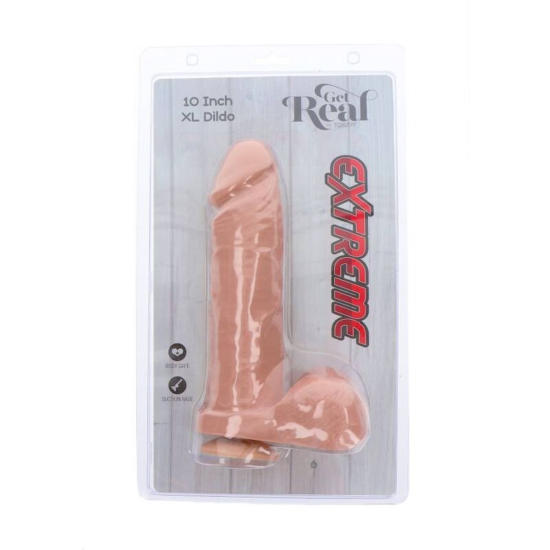 GET REAL - EXTREME XL DILDO 25,5 CM SKIN - Imagem de 5