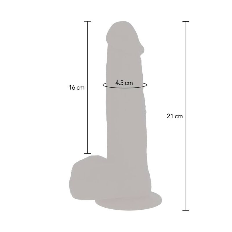 GET REAL - ROTATING BEADS VIBRATING DILDO SKIN - Imagem de 5
