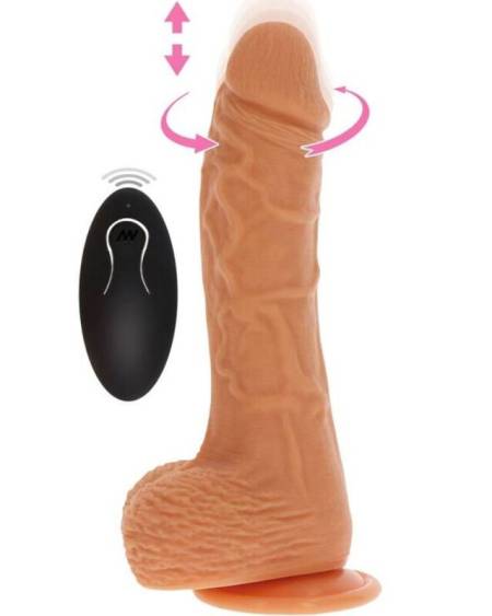 GET REAL - UPDOWN ROTATING VIBR DILDO SKIN