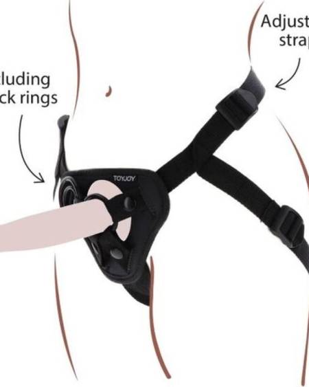 GET REAL - STRAP-ON HARNESS BLACK