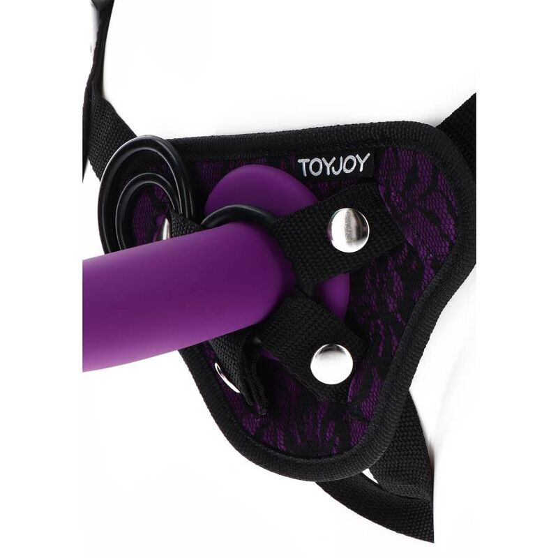 GET REAL - STRAP-ON LACE HARNESS PURPLE - Imagem de 3