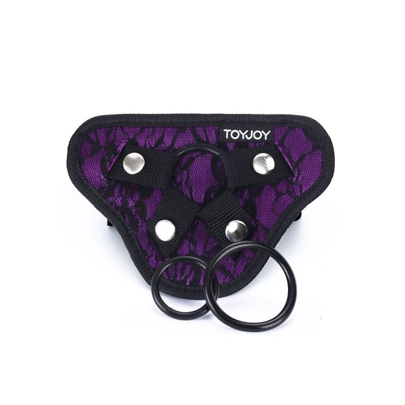GET REAL - STRAP-ON LACE HARNESS PURPLE - Imagem de 2