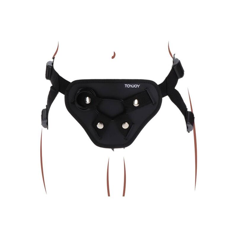 GET REAL - STRAP-ON DELUXE HARNESS BLACK - Imagem de 4