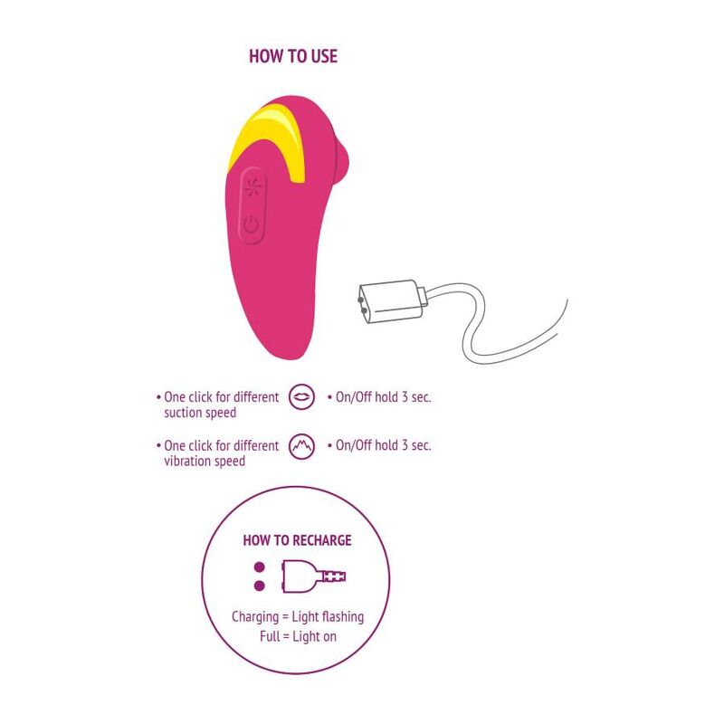 XOCOON - INFINITE LOVE STIMULATOR FUCHSIA - Imagem de 5