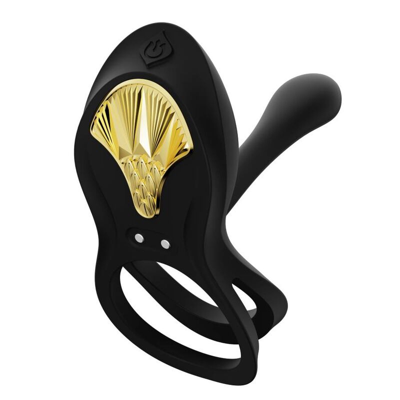 ZALO - BAYEK VIBRATING COUPLES RING BLACK - Imagem de 2