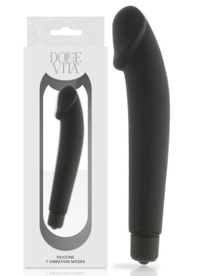 DOLCE VITA - REALISTIC BLACK SILICONE