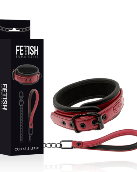 FETISH SUBMISSIVE DARK ROOM - NEOPRENE LINING CHAIN NECKLACE