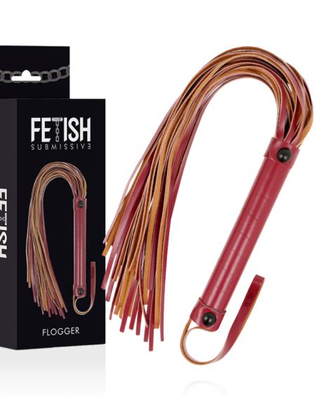 FETISH SUBMISSIVE DARK ROOM - VEGAN LEATHER WHIP