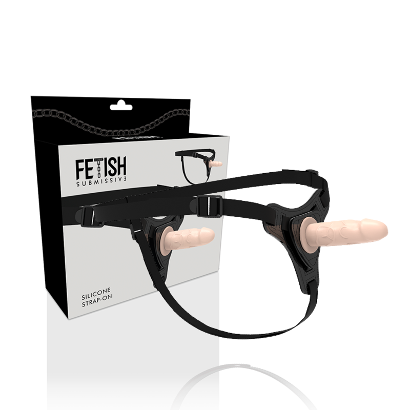 FETISH SUBMISSIVE HARNESS - FLESH REALISTIC SILICONE 12.5 CM - Imagem de 2