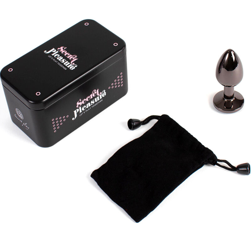 SECRETPLAY - GUNMETAL BUTT PLUG SMALL SIZE 7 CM - Imagem de 4