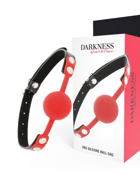 DARKNESS - RED SILICONE GAG