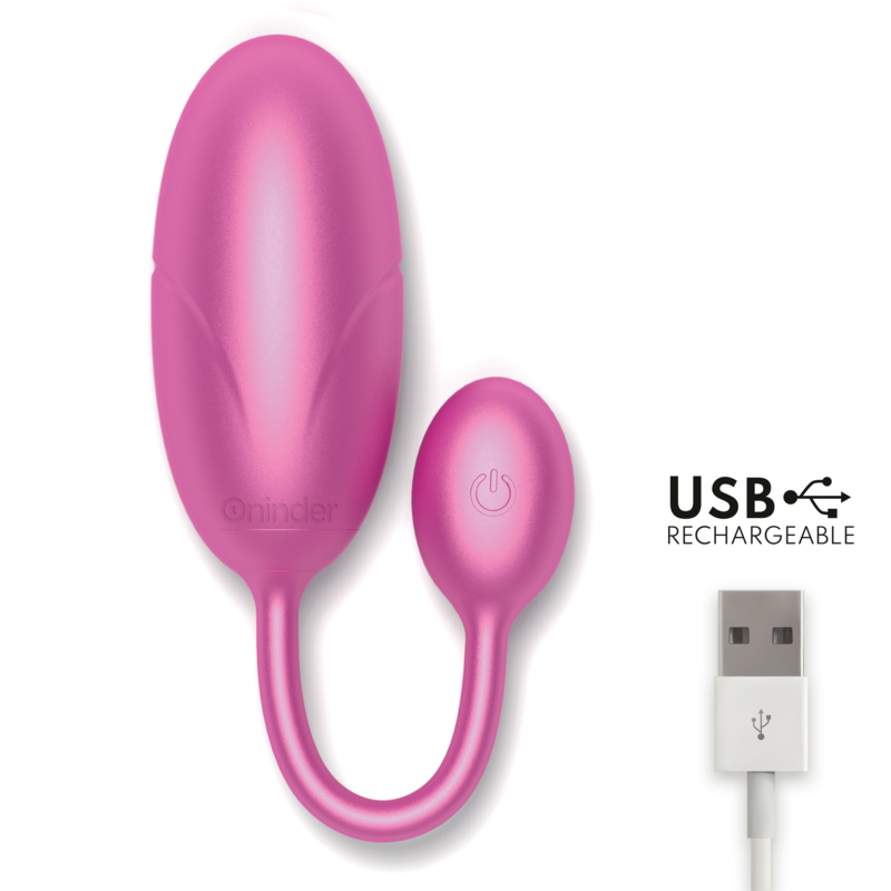 ONINDER - TOKYO HUEVO VIBRADOR ROSA 7.5 X 3.2 CM - APP GRATUITA - Imagem de 5