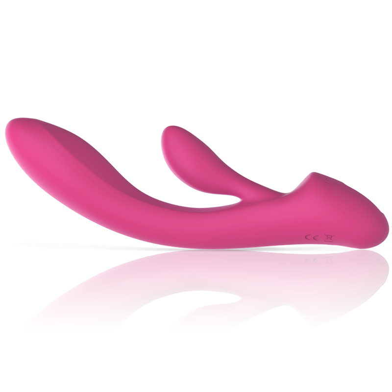 INTENSE - LUIGI RABBIT VIBRATOR PINK LIQUID SILICONE - Imagem de 5