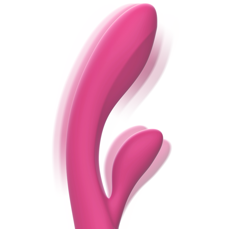 INTENSE - LUIGI RABBIT VIBRATOR PINK LIQUID SILICONE - Imagem de 3