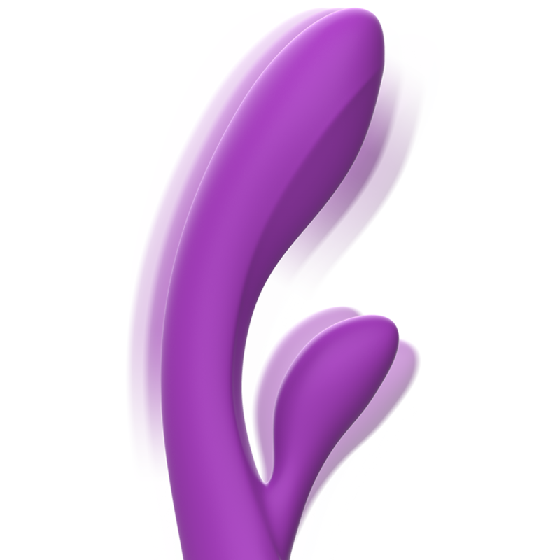 INTENSE - LUIGI RABBIT VIBRATOR LIQUID SILICONE PURPLE - Imagem de 5
