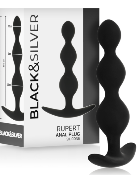 BLACKSILVER - RUPERT ANAL BALL CHAIN 10 CM