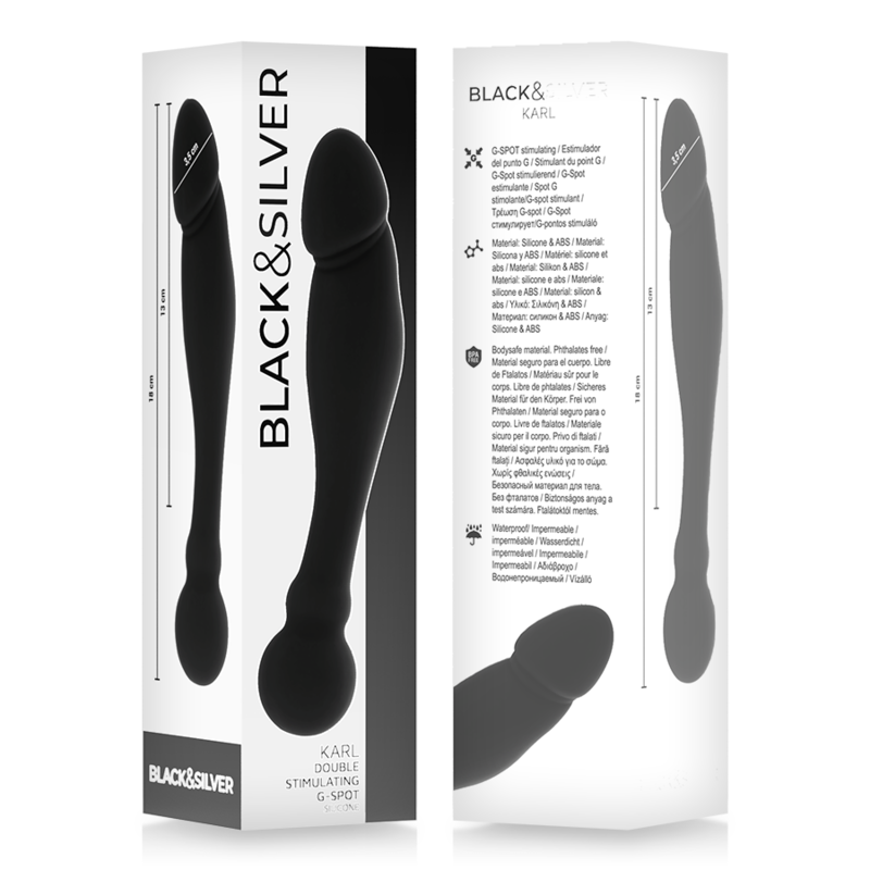 BLACKSILVER - KARL G-POINT STIMULATING DILDO 18 CM - Imagem de 5