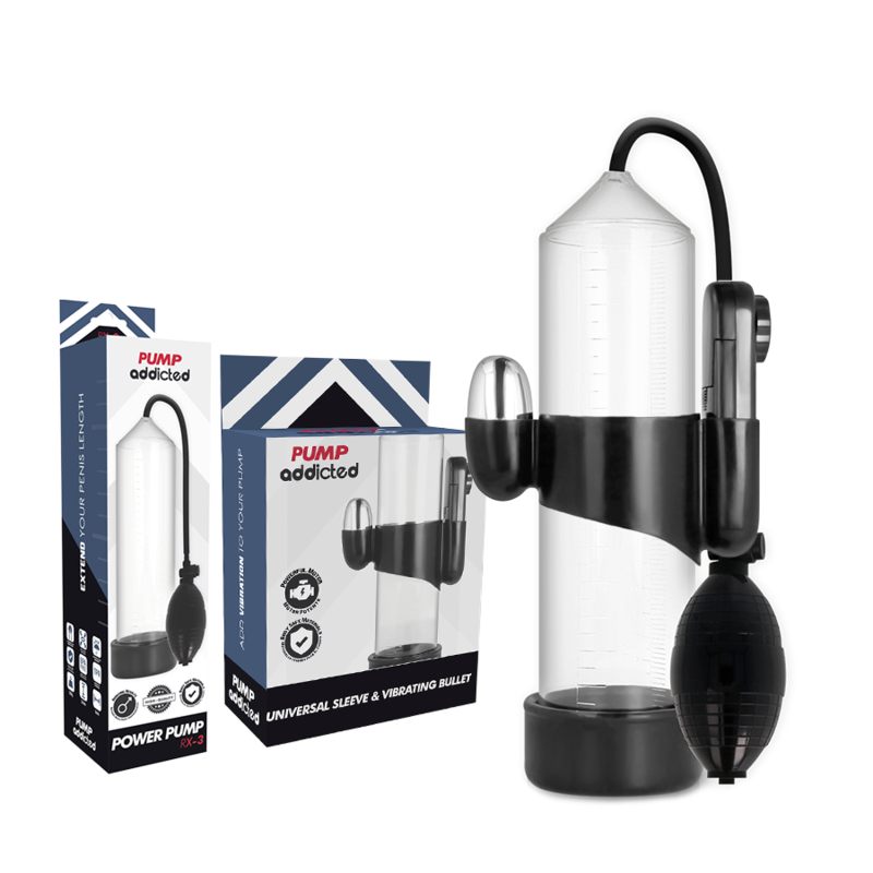 PUMP ADDICTED - RX3 TRANSPARENT VIBRATOR - Imagem de 2