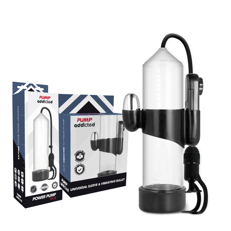 PUMP ADDICTED - RX5 TRANSPARENT VIBRATOR - Imagem de 2