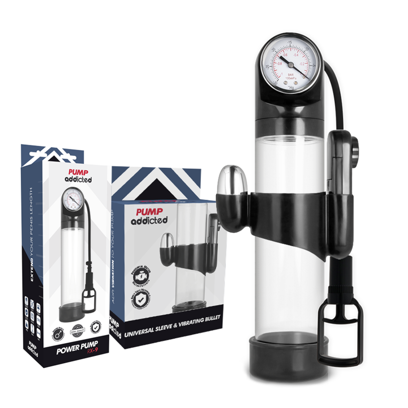 PUMP ADDICTED - RX9 TRANSPARENT VIBRATOR - Imagem de 2