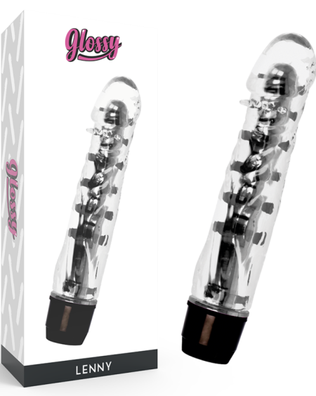 GLOSSY - LENNY VIBRATOR BLACK