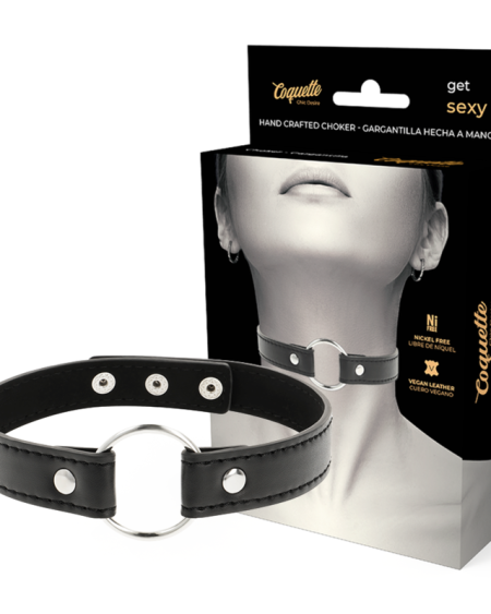 COQUETTE CHIC DESIRE - VEGAN LEATHER NECKLACE WOMAN ACCESSORY
