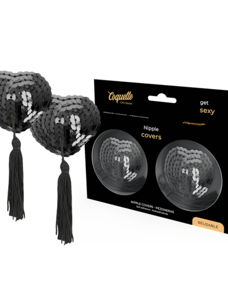 COQUETTE CHIC DESIRE - NIPPLE COVERS BLACK