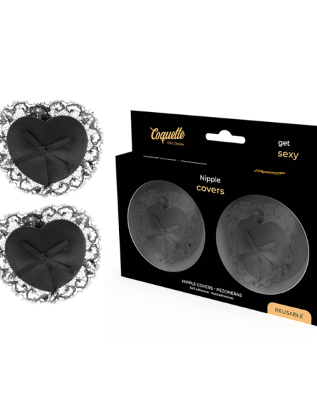 COQUETTE CHIC DESIRE - NIPPLE COVERS LACE BLACK
