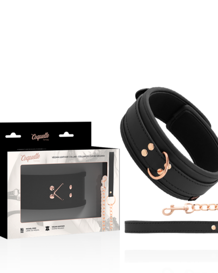 COQUETTE CHIC DESIRE - FANTASY VEGAN LEATHER COLLAR WITH NEOPRENE LINING