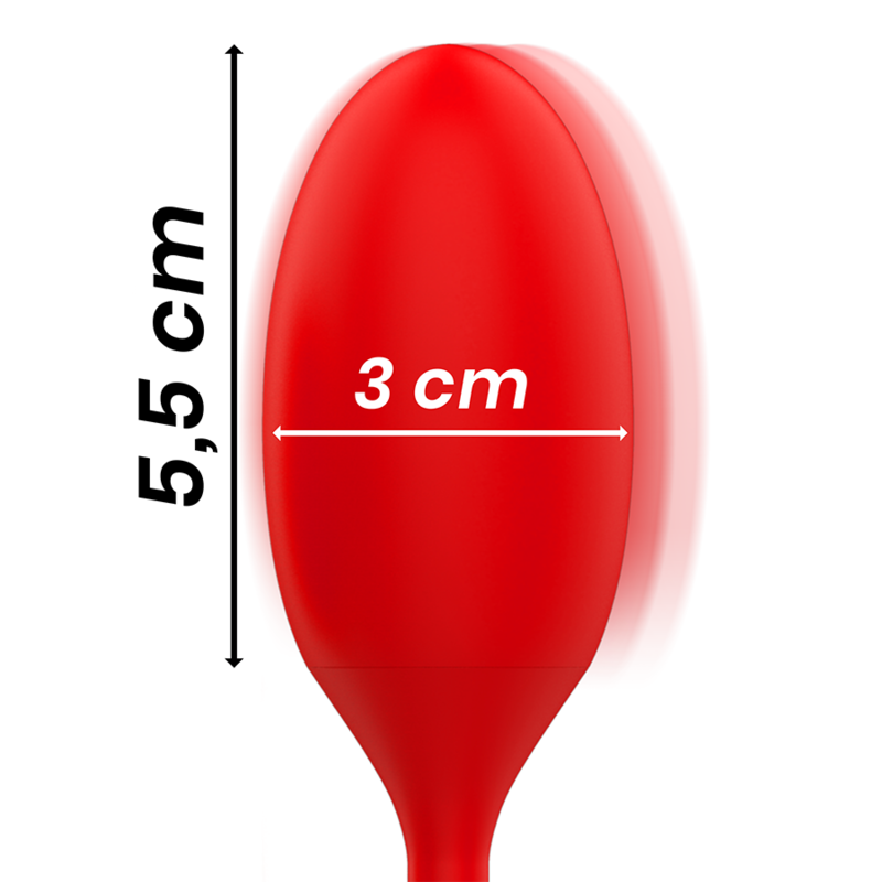 MIA - TOSCANA DOUBLE PLEASURE WAND + VIBRATING EGG - Imagem de 5