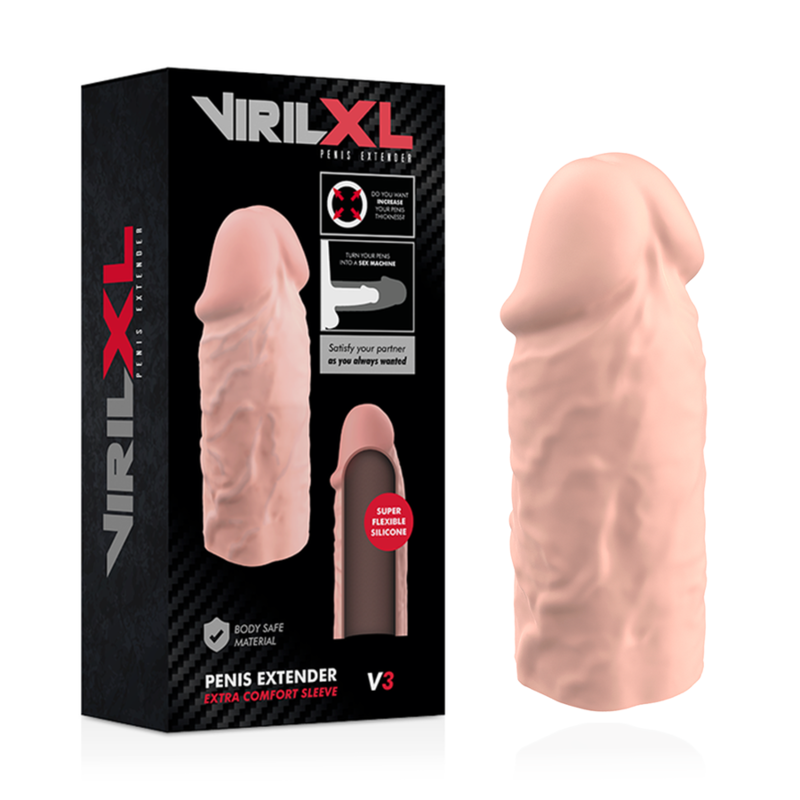 VIRILXL - LIQUID SILICONE V3 NATURAL PENIS EXTENSION - Imagem de 2